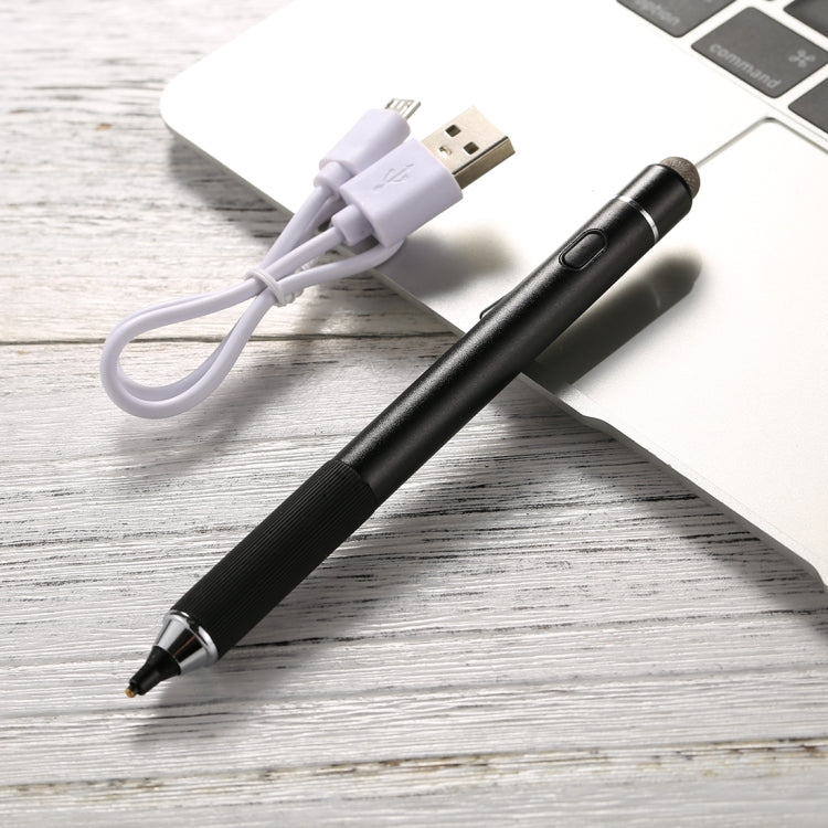 Universal Rechargeable Double Heads Capacitive Touch Screen Stylus Pen with 2.3mm Superfine Metal Nib, For iPhone, iPad, Samsung, and Other Capacitive Touch Screen Smartphones or Tablet PC
