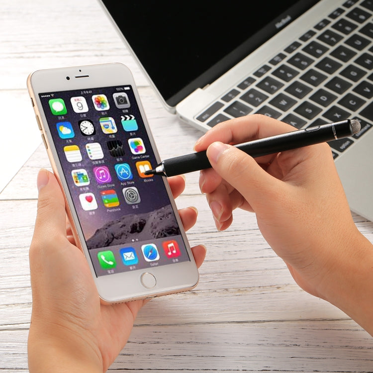 Universal Rechargeable Double Heads Capacitive Touch Screen Stylus Pen with 2.3mm Superfine Metal Nib, For iPhone, iPad, Samsung, and Other Capacitive Touch Screen Smartphones or Tablet PC