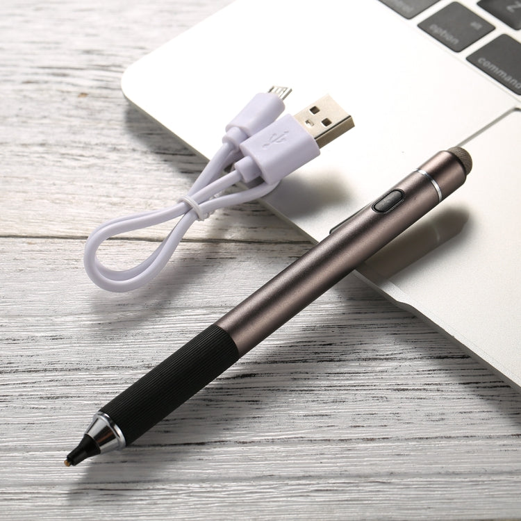Universal Rechargeable Double Heads Capacitive Touch Screen Stylus Pen with 2.3mm Superfine Metal Nib, For iPhone, iPad, Samsung, and Other Capacitive Touch Screen Smartphones or Tablet PC