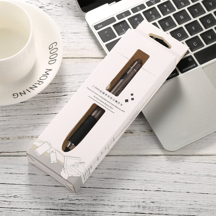 Universal Rechargeable Double Heads Capacitive Touch Screen Stylus Pen with 2.3mm Superfine Metal Nib, For iPhone, iPad, Samsung, and Other Capacitive Touch Screen Smartphones or Tablet PC