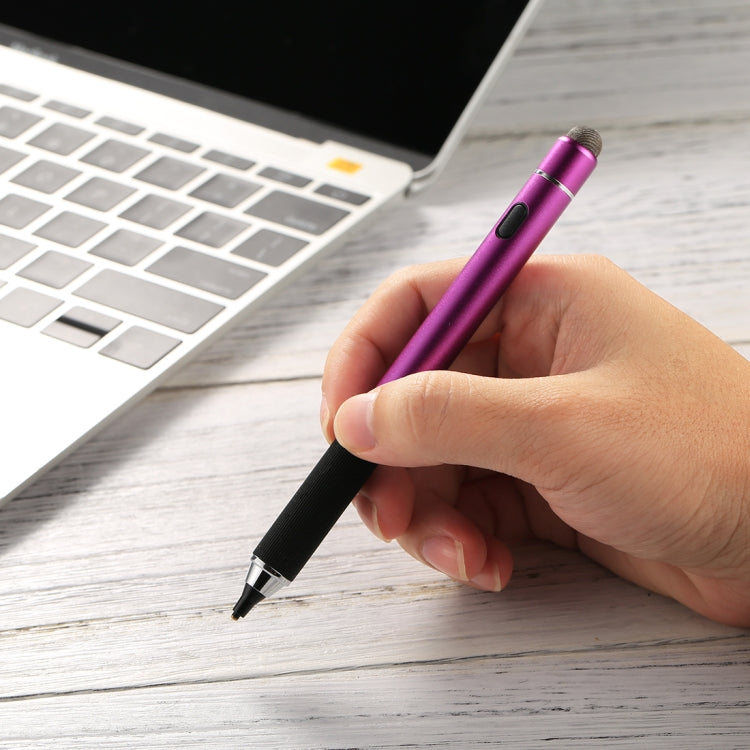 Universal Rechargeable Double Heads Capacitive Touch Screen Stylus Pen with 2.3mm Superfine Metal Nib, For iPhone, iPad, Samsung, and Other Capacitive Touch Screen Smartphones or Tablet PC