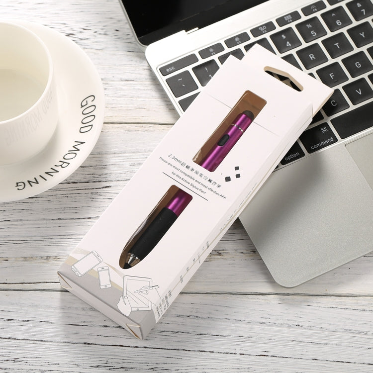Universal Rechargeable Double Heads Capacitive Touch Screen Stylus Pen with 2.3mm Superfine Metal Nib, For iPhone, iPad, Samsung, and Other Capacitive Touch Screen Smartphones or Tablet PC