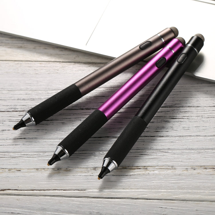 Universal Rechargeable Double Heads Capacitive Touch Screen Stylus Pen with 2.3mm Superfine Metal Nib, For iPhone, iPad, Samsung, and Other Capacitive Touch Screen Smartphones or Tablet PC
