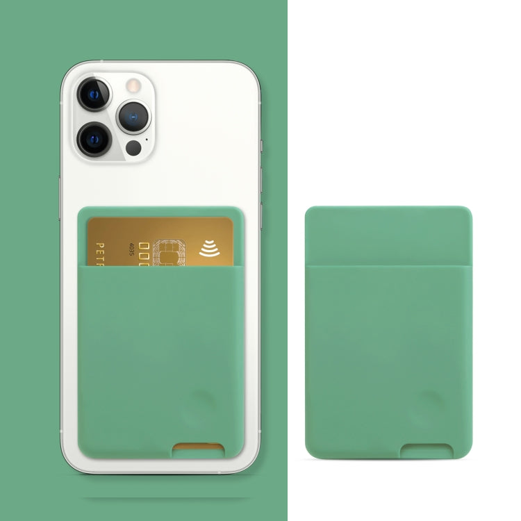 Universal Phone Back Sticker Wallet Card Slots Silicone Pouch Case for iPhone 13 / 12 / 11, Samsung, Huawei, Xiaomi and Other Smarphones