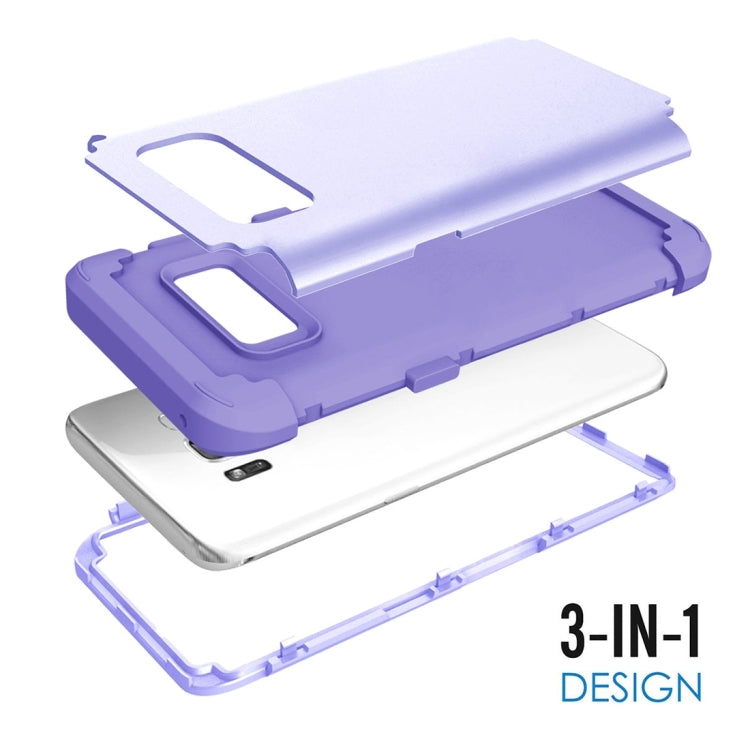 For Galaxy S8 + / G9550 Dropproof 3 in 1 No gap in the middle Silicone sleeve for mobile phone