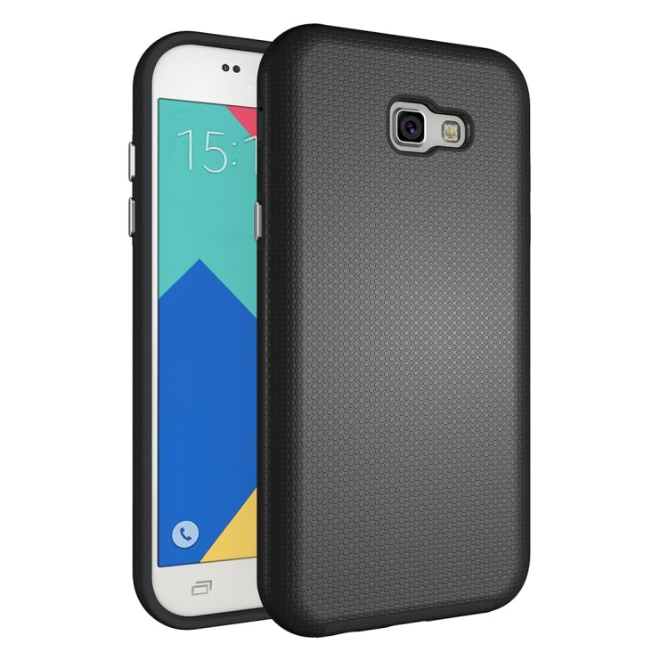 For Galaxy A7 (2017) / A720 Ball Texture Anti-slip PC + TPU Protective Back Cover Case