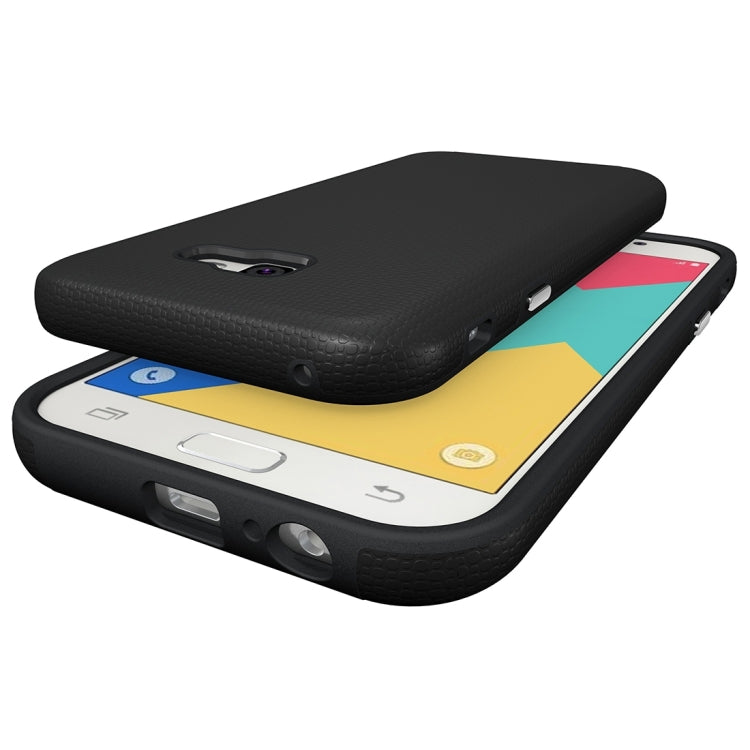 For Galaxy A7 (2017) / A720 Ball Texture Anti-slip PC + TPU Protective Back Cover Case
