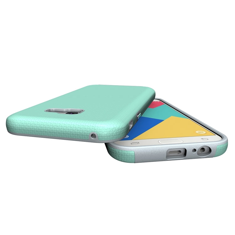 For Galaxy A7 (2017) / A720 Ball Texture Anti-slip PC + TPU Protective Back Cover Case