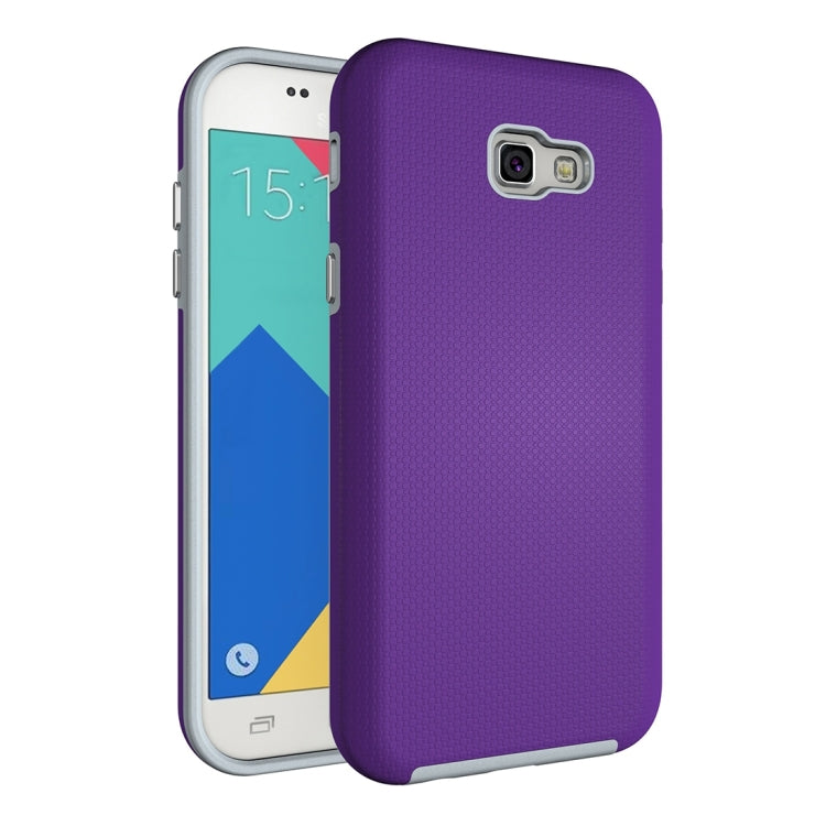 For Galaxy A7 (2017) / A720 Ball Texture Anti-slip PC + TPU Protective Back Cover Case