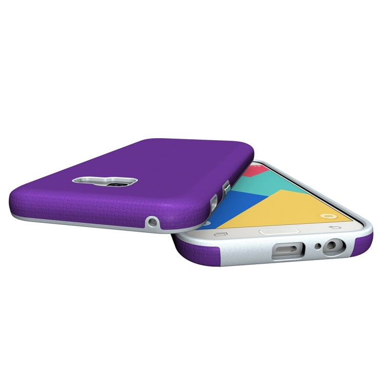 For Galaxy A7 (2017) / A720 Ball Texture Anti-slip PC + TPU Protective Back Cover Case