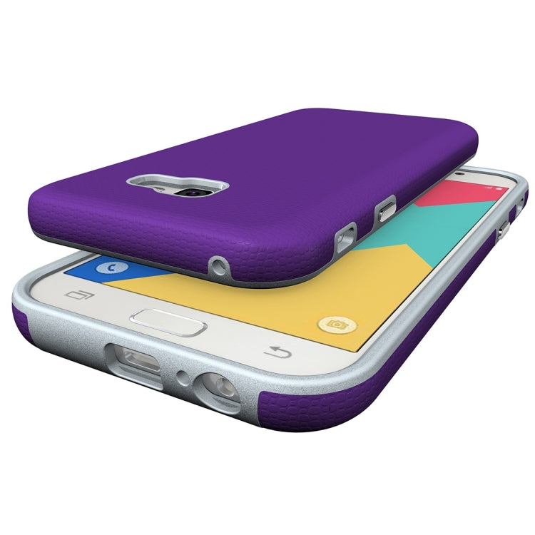 For Galaxy A7 (2017) / A720 Ball Texture Anti-slip PC + TPU Protective Back Cover Case