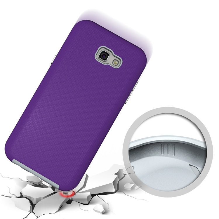 For Galaxy A7 (2017) / A720 Ball Texture Anti-slip PC + TPU Protective Back Cover Case
