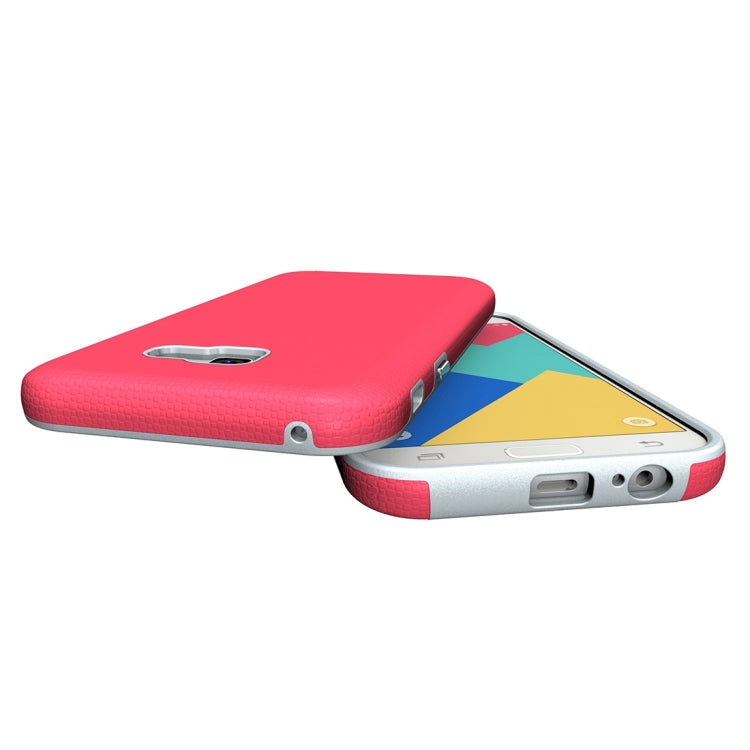 For Galaxy A7 (2017) / A720 Ball Texture Anti-slip PC + TPU Protective Back Cover Case