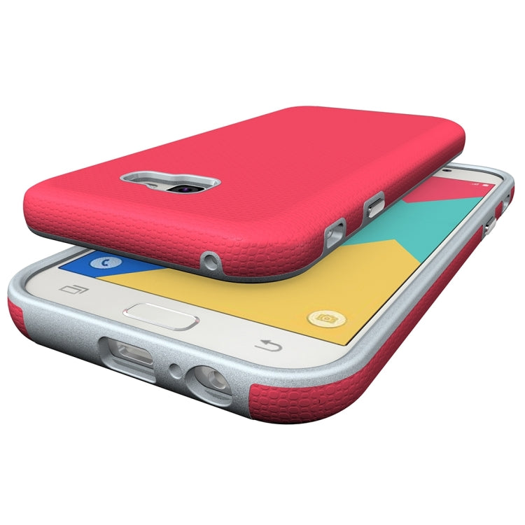 For Galaxy A7 (2017) / A720 Ball Texture Anti-slip PC + TPU Protective Back Cover Case