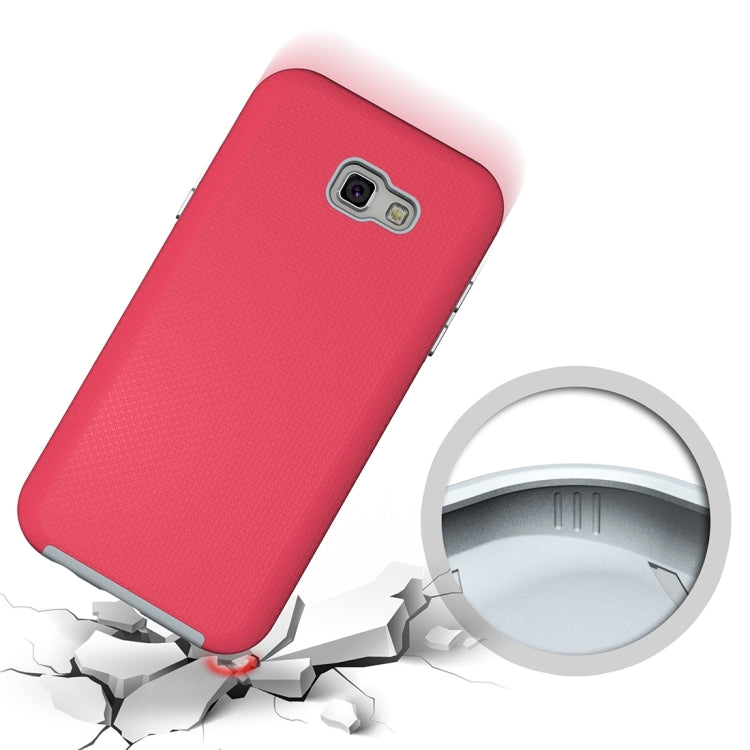 For Galaxy A7 (2017) / A720 Ball Texture Anti-slip PC + TPU Protective Back Cover Case
