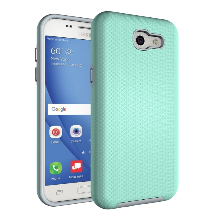 For Galaxy J3 (2017)(US Version) Ball Texture Anti-slip PC + TPU Protective Back Cover Case