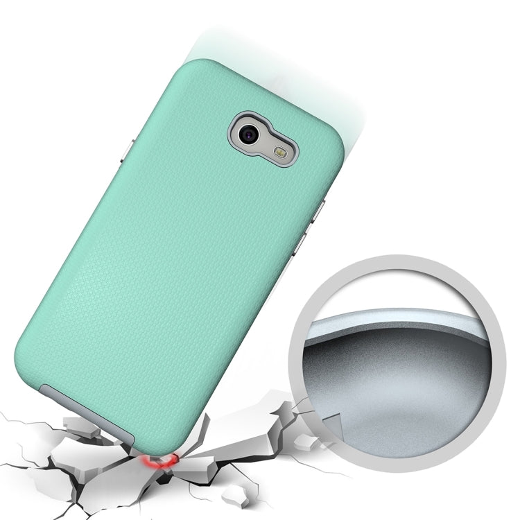 For Galaxy J3 (2017)(US Version) Ball Texture Anti-slip PC + TPU Protective Back Cover Case