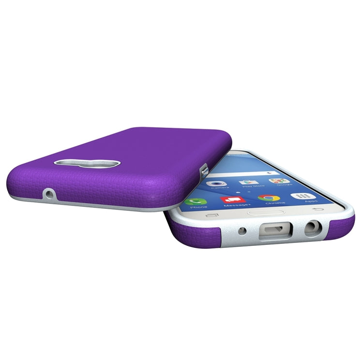 For Galaxy J3 (2017)(US Version) Ball Texture Anti-slip PC + TPU Protective Back Cover Case