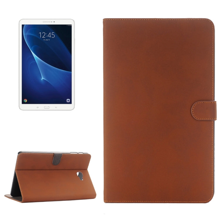 For Galaxy Tab A 10.1 / T580 Archaize Texture Magnetic Horizontal Flip Leather Case with Holder
