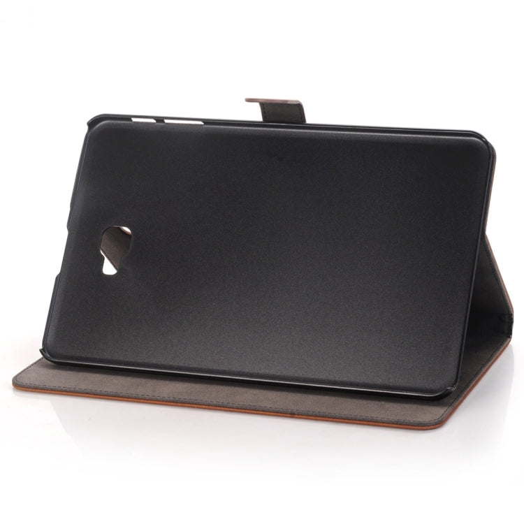 For Galaxy Tab A 10.1 / T580 Archaize Texture Magnetic Horizontal Flip Leather Case with Holder