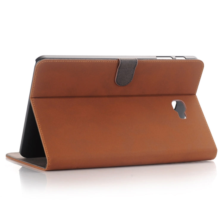 For Galaxy Tab A 10.1 / T580 Archaize Texture Magnetic Horizontal Flip Leather Case with Holder
