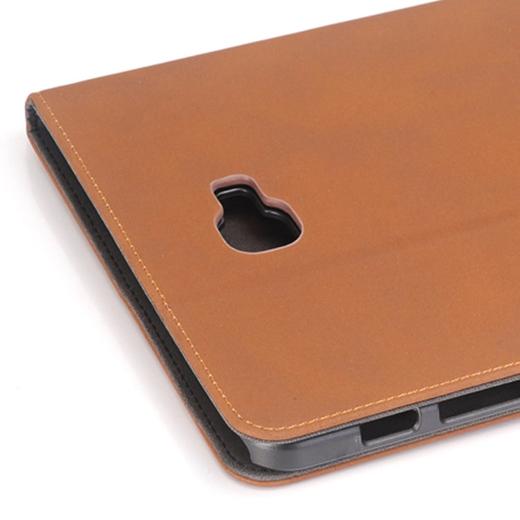 For Galaxy Tab A 10.1 / T580 Archaize Texture Magnetic Horizontal Flip Leather Case with Holder