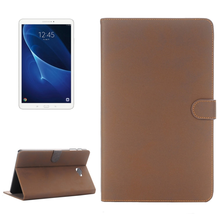 For Galaxy Tab A 10.1 / T580 Archaize Texture Magnetic Horizontal Flip Leather Case with Holder
