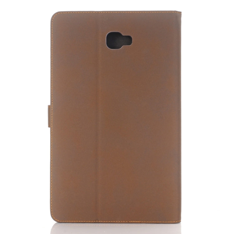 For Galaxy Tab A 10.1 / T580 Archaize Texture Magnetic Horizontal Flip Leather Case with Holder