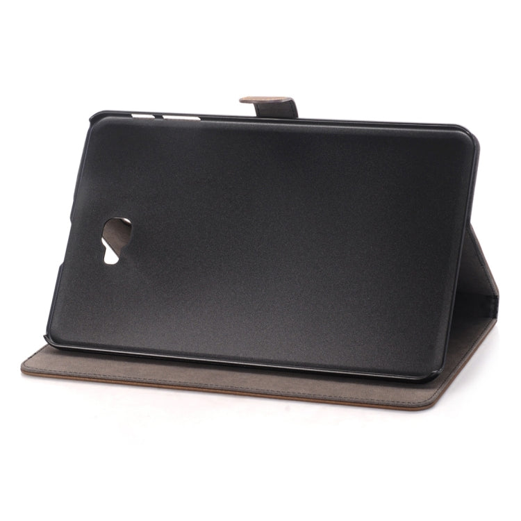 For Galaxy Tab A 10.1 / T580 Archaize Texture Magnetic Horizontal Flip Leather Case with Holder