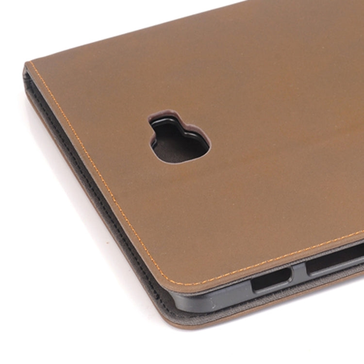 For Galaxy Tab A 10.1 / T580 Archaize Texture Magnetic Horizontal Flip Leather Case with Holder