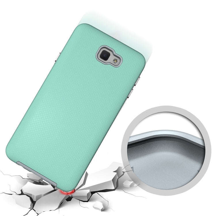 For Galaxy J7 Prime Ball Texture Anti-slip PC + TPU Protective Back Cover Case