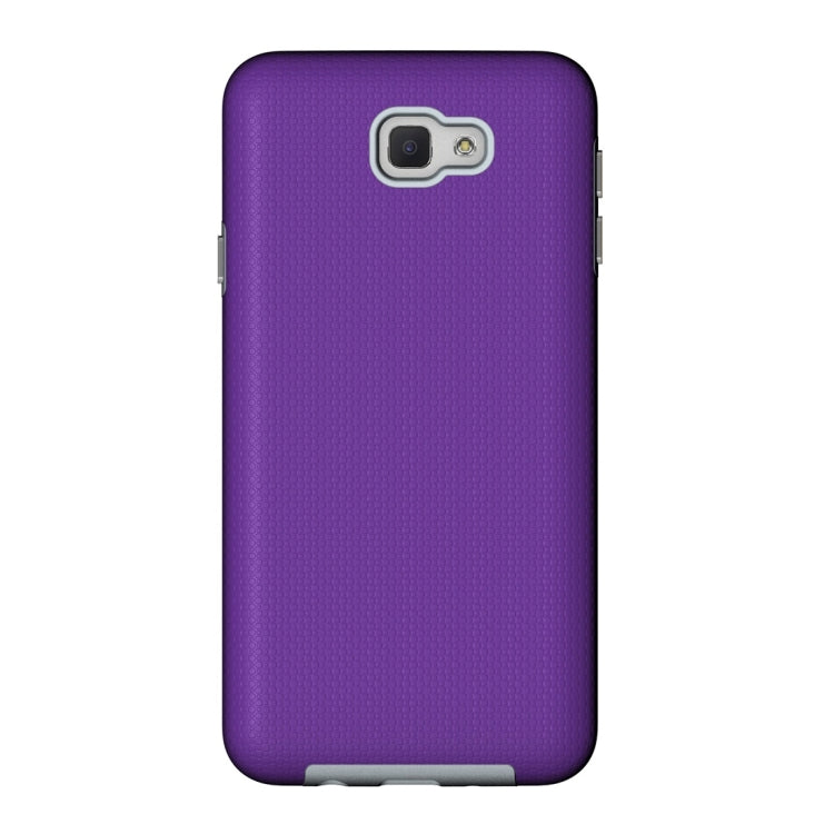 For Galaxy J7 Prime Ball Texture Anti-slip PC + TPU Protective Back Cover Case