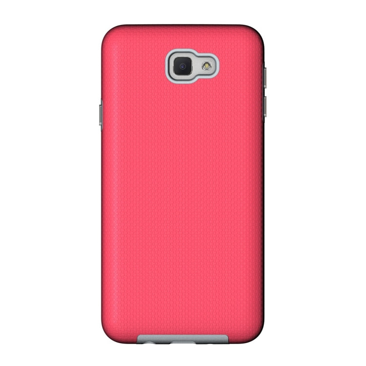 For Galaxy J7 Prime Ball Texture Anti-slip PC + TPU Protective Back Cover Case