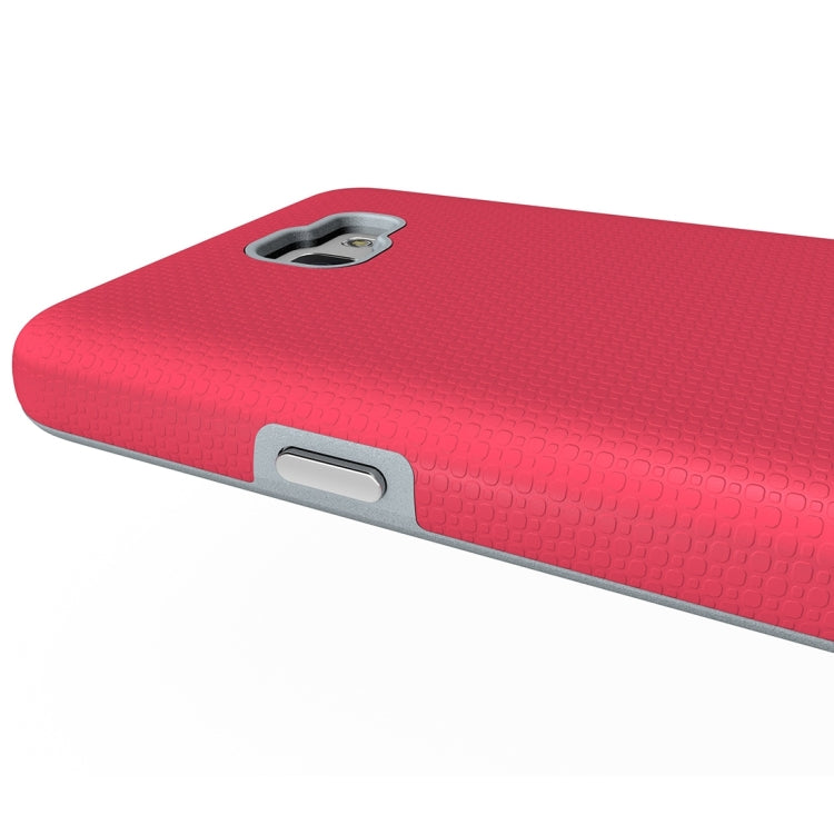 For Galaxy J7 Prime Ball Texture Anti-slip PC + TPU Protective Back Cover Case