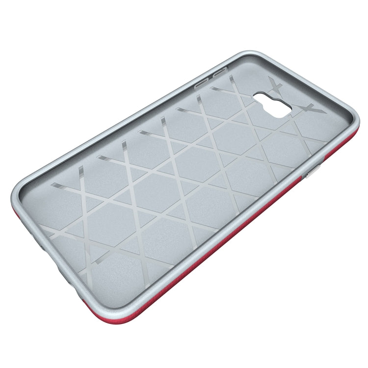 For Galaxy J7 Prime Ball Texture Anti-slip PC + TPU Protective Back Cover Case