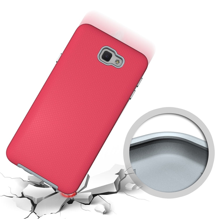 For Galaxy J7 Prime Ball Texture Anti-slip PC + TPU Protective Back Cover Case