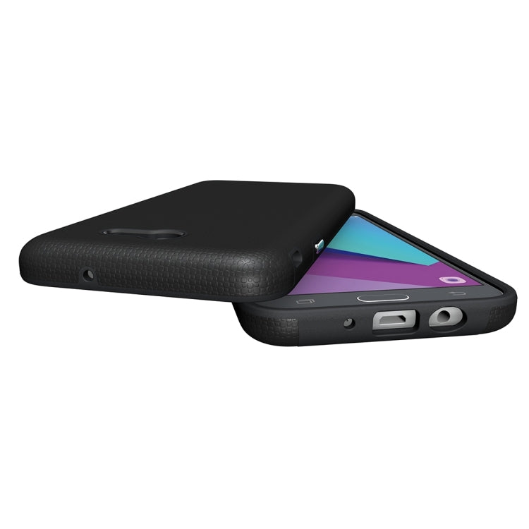 For Galaxy J7 (2017)(US Version) Ball Texture Anti-slip PC + TPU Protective Back Cover Case