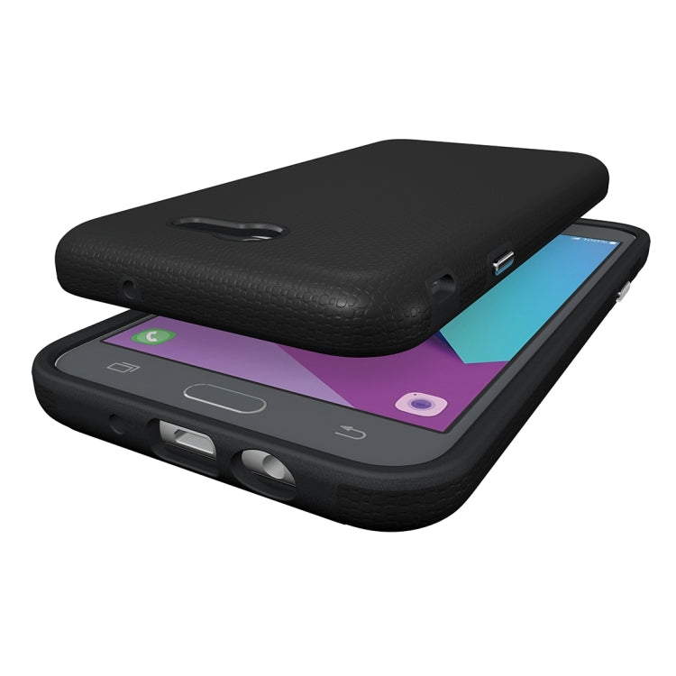 For Galaxy J7 (2017)(US Version) Ball Texture Anti-slip PC + TPU Protective Back Cover Case