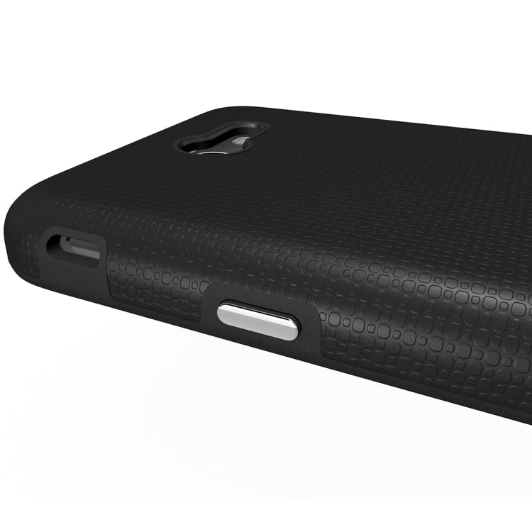 For Galaxy J7 (2017)(US Version) Ball Texture Anti-slip PC + TPU Protective Back Cover Case