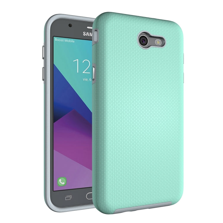 For Galaxy J7 (2017)(US Version) Ball Texture Anti-slip PC + TPU Protective Back Cover Case