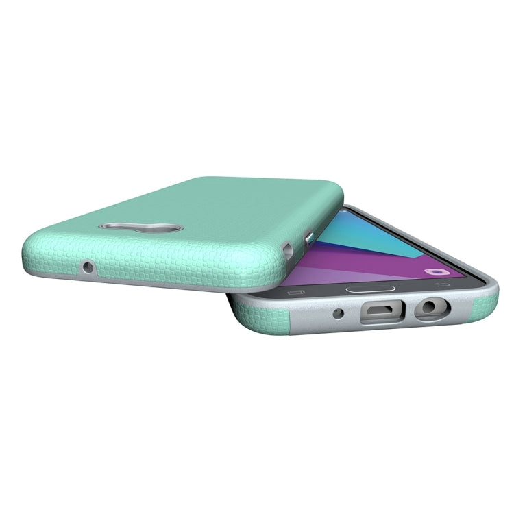 For Galaxy J7 (2017)(US Version) Ball Texture Anti-slip PC + TPU Protective Back Cover Case