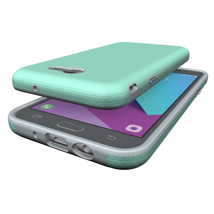 For Galaxy J7 (2017)(US Version) Ball Texture Anti-slip PC + TPU Protective Back Cover Case