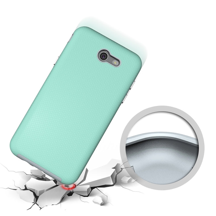 For Galaxy J7 (2017)(US Version) Ball Texture Anti-slip PC + TPU Protective Back Cover Case