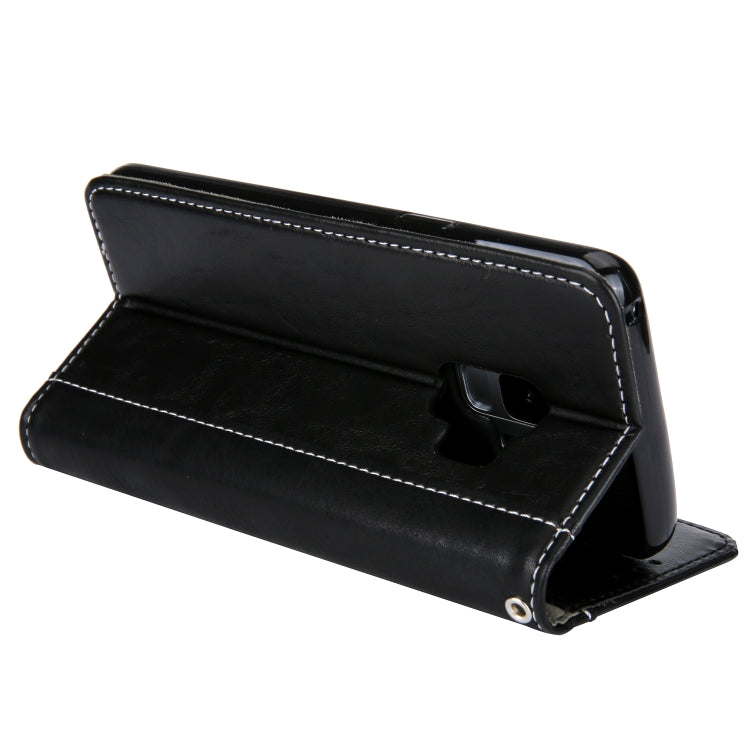 Retro Book Design Horizontal Flip PU Leather Case for Galaxy S9, with Holder & Card Slots