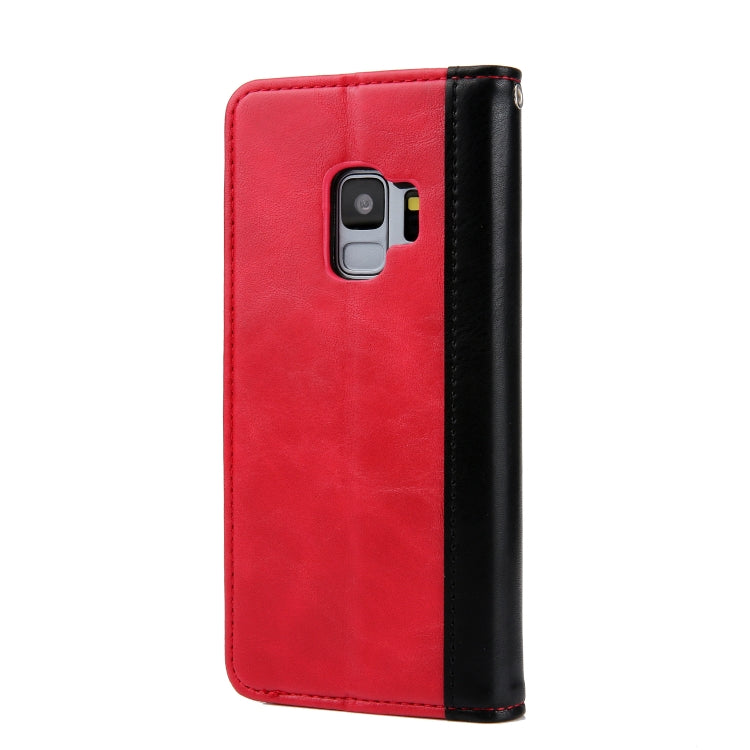 Retro Book Design Horizontal Flip PU Leather Case for Galaxy S9, with Holder & Card Slots