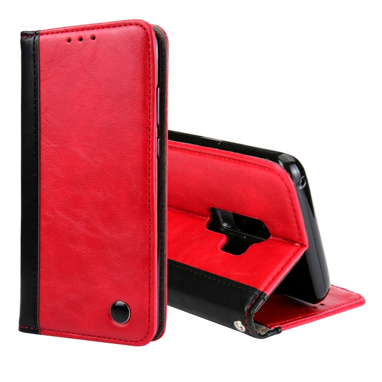 Retro Book Design Horizontal Flip PU Leather Case for Galaxy S9, with Holder & Card Slots