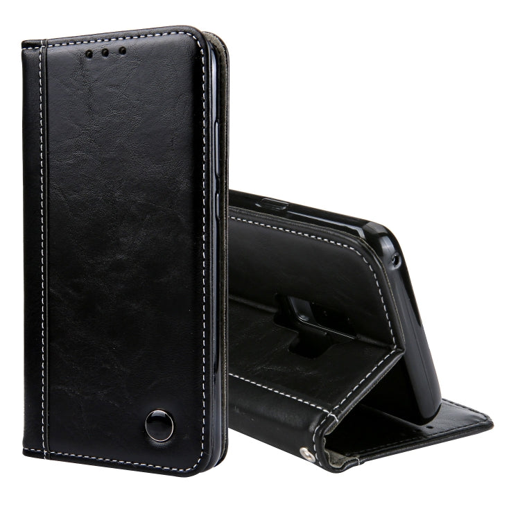 Retro Book Design Horizontal Flip PU Leather Case for Galaxy S9+, with Holder & Card Slots