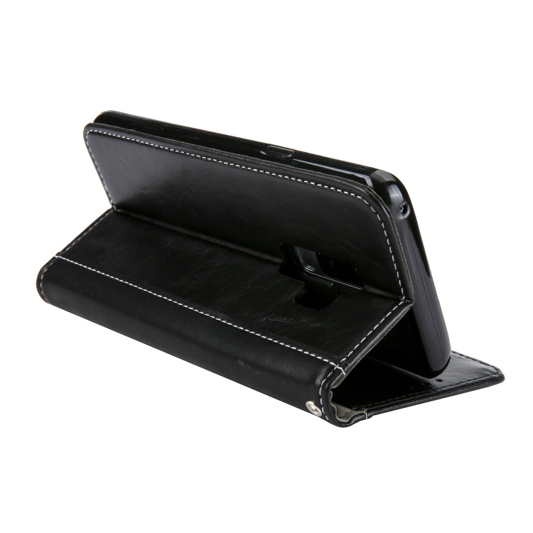 Retro Book Design Horizontal Flip PU Leather Case for Galaxy S9+, with Holder & Card Slots