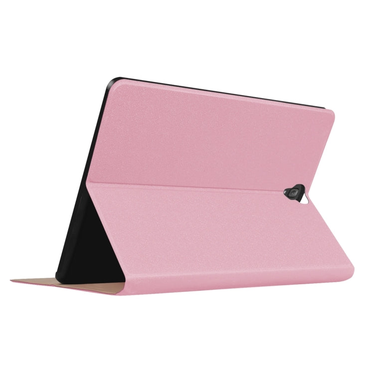 For Galaxy Tab S3 9.7 inch T820 / T825 Golden Stone Series PU Leather Stand Case Cover Shield