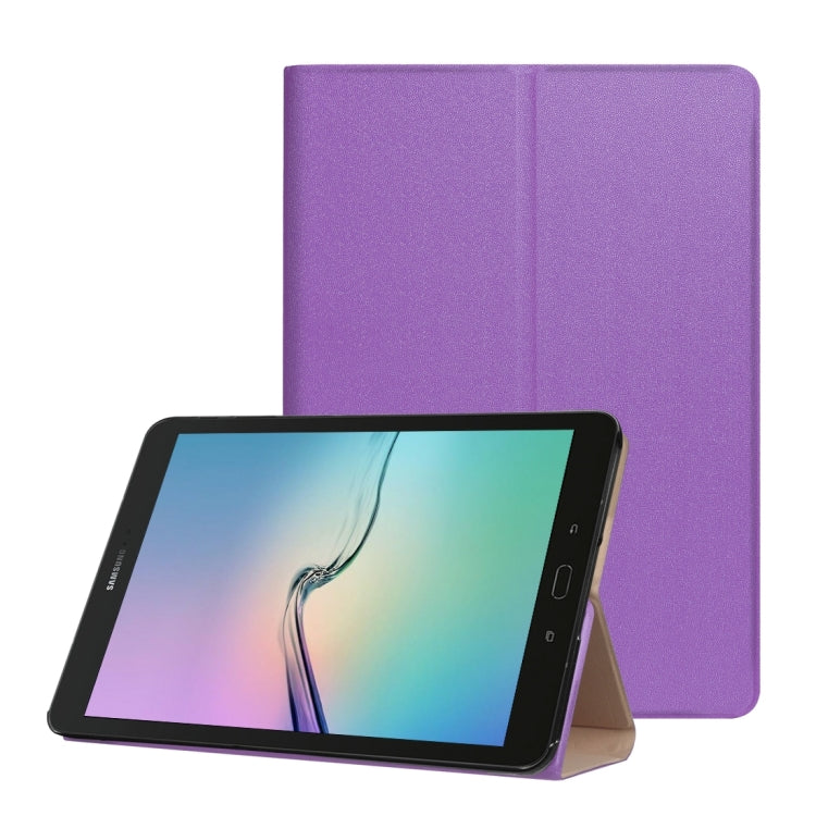 For Galaxy Tab S3 9.7 inch T820 / T825 Golden Stone Series PU Leather Stand Case Cover Shield